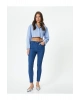 Yüksek Bel Skinny Kot Pantolon Dar Paça Cepli - Carmen Skinny Jeans
