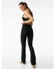 Yüksek Bel Slim Fit İspanyol Paça Spor Tayt