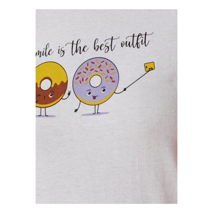 T-shirt, M, Koyu Beyaz