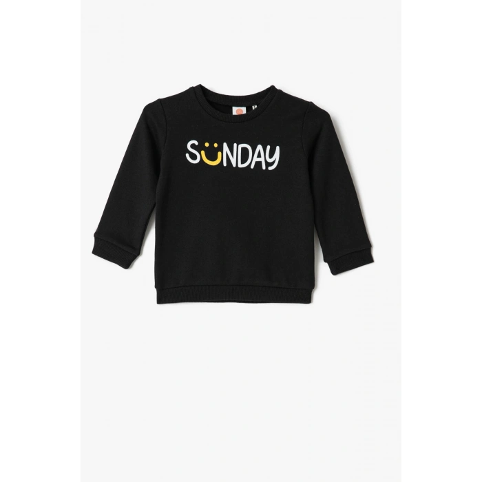 Erkek Bebek Siyah Sweatshirt 2KMB18689ZK