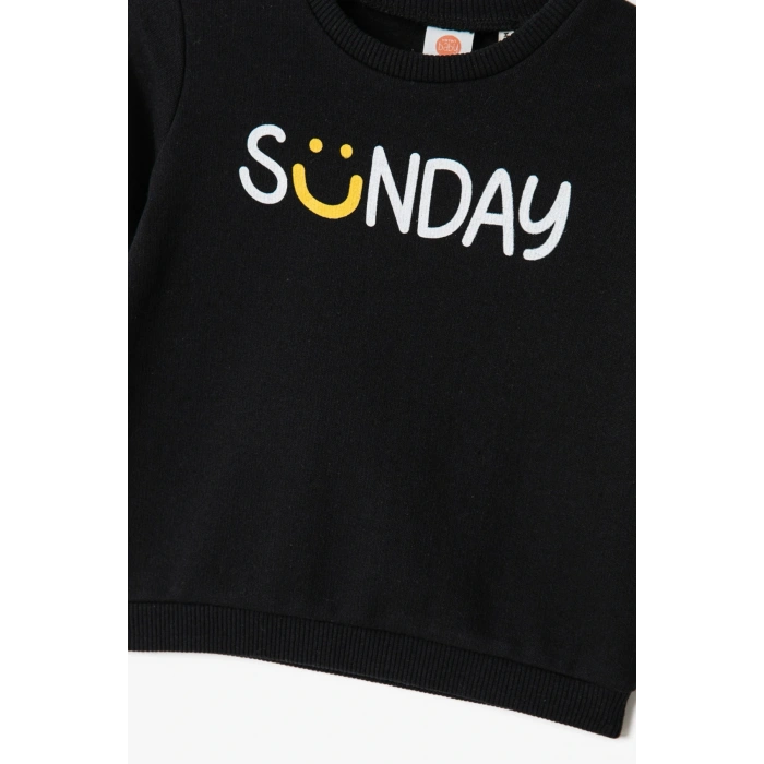 Erkek Bebek Siyah Sweatshirt 2KMB18689ZK