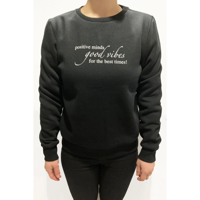 Kadın Baskılı Sweatshirt