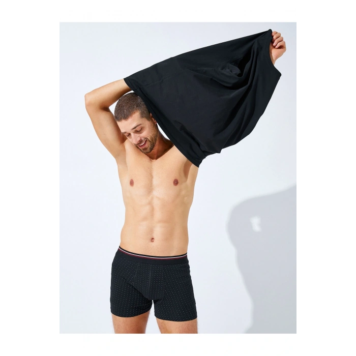 Pamuklu 3lü Paket Basic Boxer