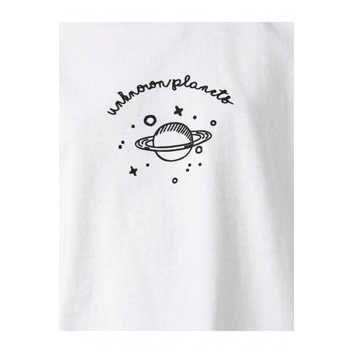 Bisiklet Yaka Kısa Kollu Tişört