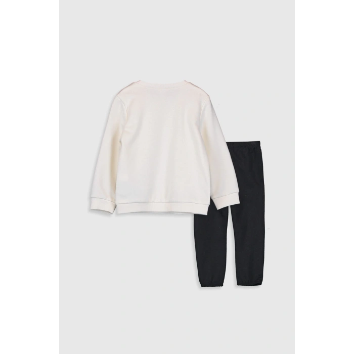 Kız Bebek Krem Rengi Fdw Alt-Üst Takım