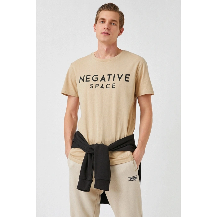 Slim Fit Baskılı Tişört