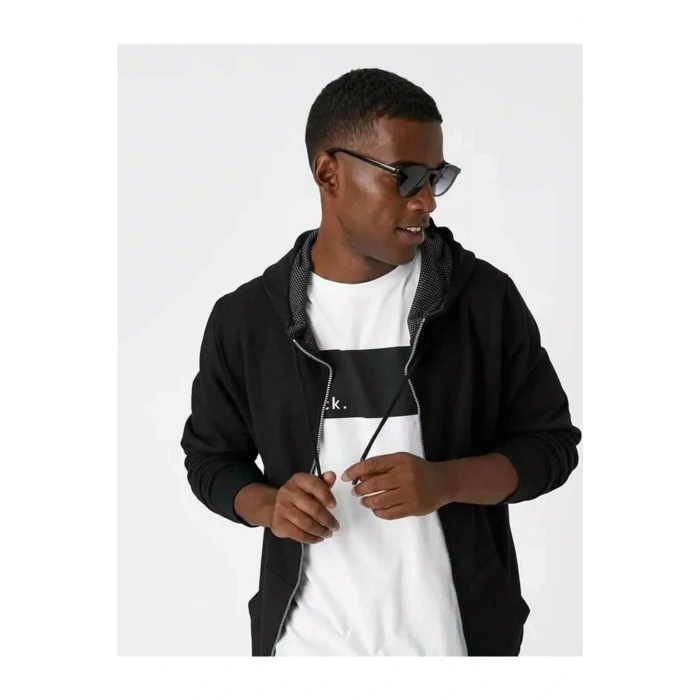 3wam70107mk Siyah 999 Erkek Pamuk Jersey Sweatshirt