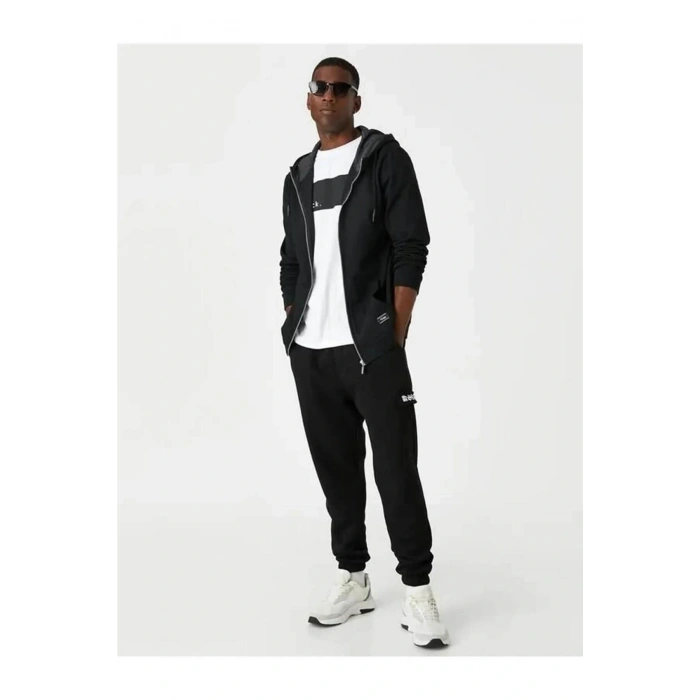 3wam70107mk Siyah 999 Erkek Pamuk Jersey Sweatshirt