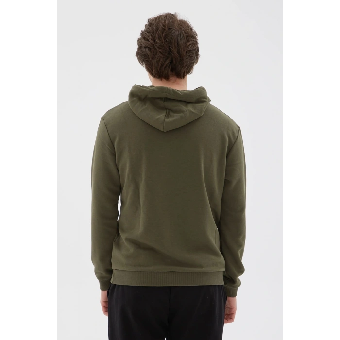 Baskılı Sweatshirt Haki / Khaki