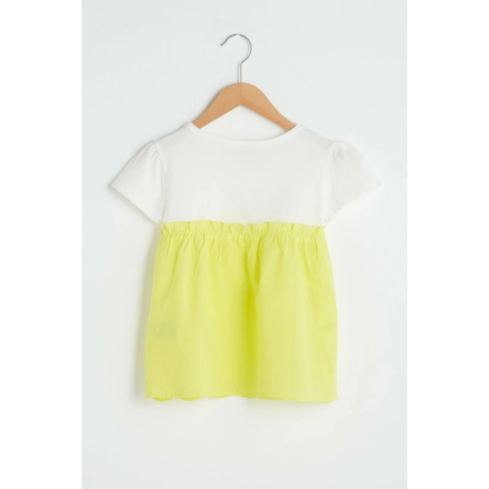 Kız Çocuk Sarı Fuu Bluz