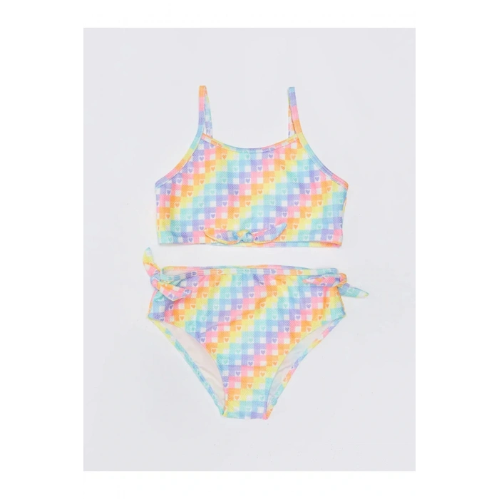 Lcw Kids Desenli Kız Çocuk Bikini
