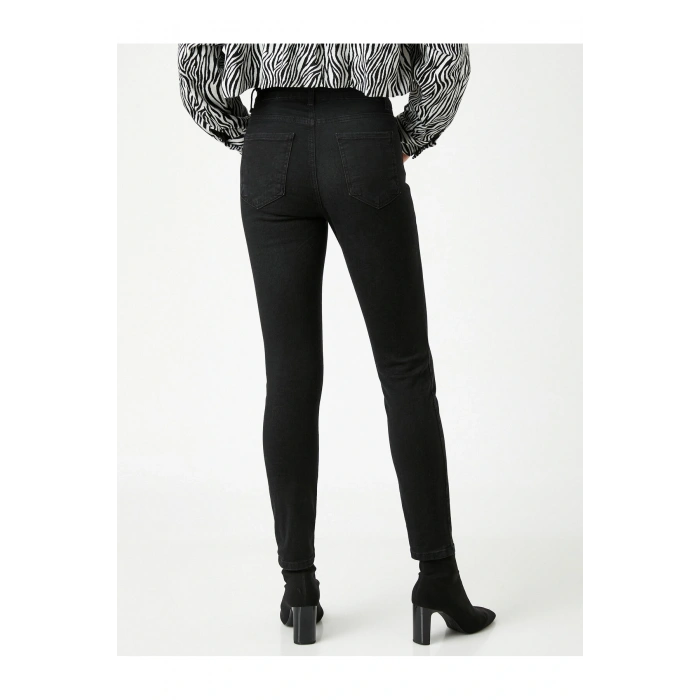 Kadın Giyim Kot Pantolon 3WAL40061MD Siyah SİYAH