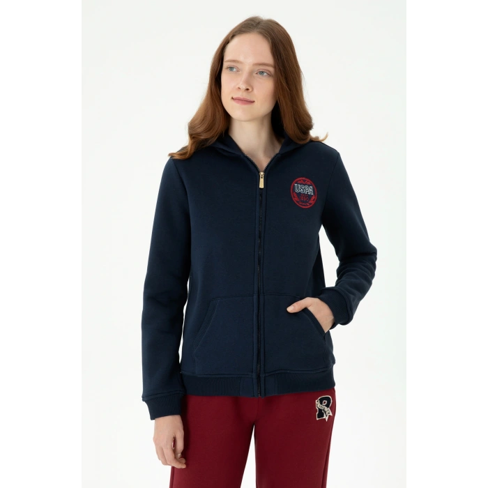 GO82GL082 Kapşonlu Sweat Çeket