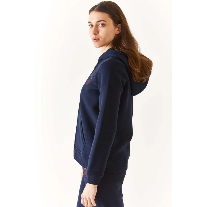 GO82GL082 Kapşonlu Sweat Çeket