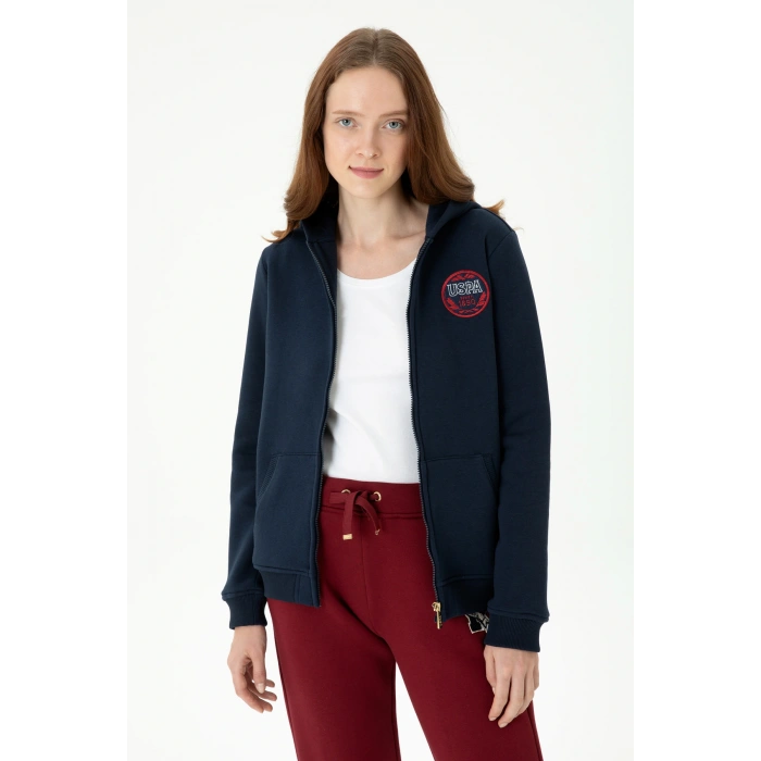 GO82GL082 Kapşonlu Sweat Çeket