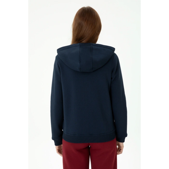 GO82GL082 Kapşonlu Sweat Çeket