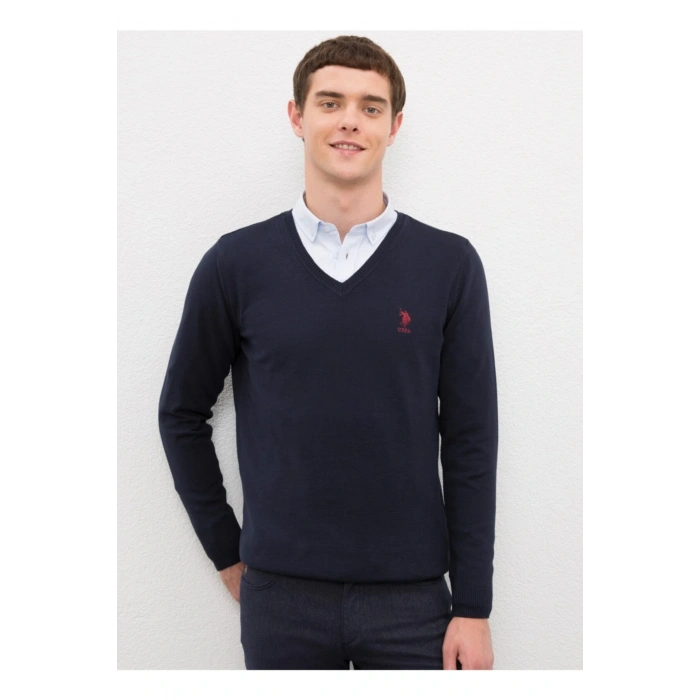 Lacivert Erkek Kazak