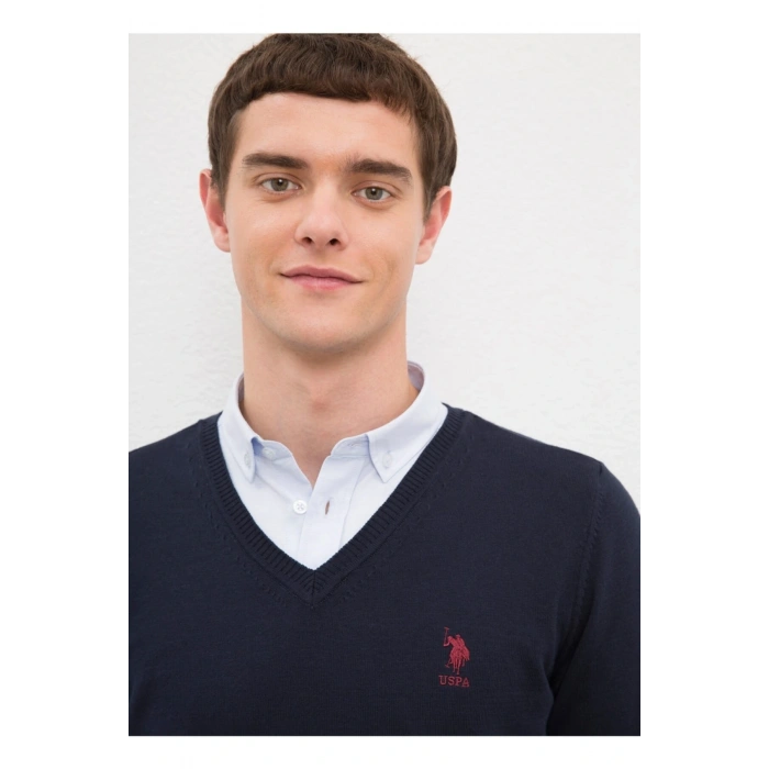 Lacivert Erkek Kazak