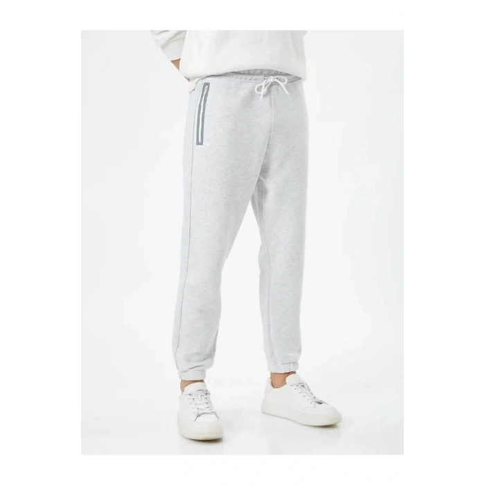 Erkek Eşofman Altı Gri 4wam40008mk