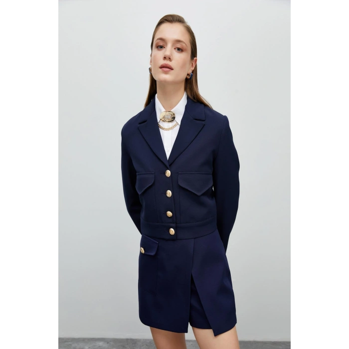 Kadın Lacivert Ceket