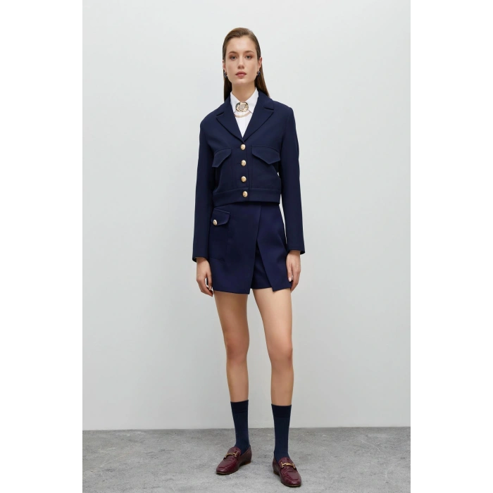Kadın Lacivert Ceket