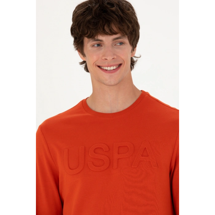 Erkek Kiremit Basic Sweatshirt 50269402-VR031