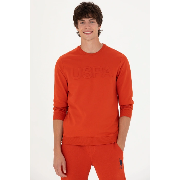 Erkek Kiremit Basic Sweatshirt 50269402-VR031