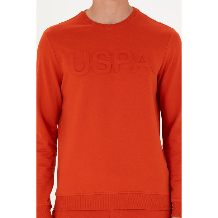 Erkek Kiremit Basic Sweatshirt 50269402-VR031