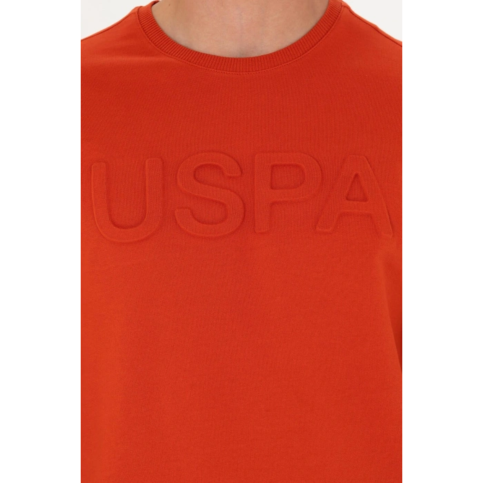 Erkek Kiremit Basic Sweatshirt 50269402-VR031