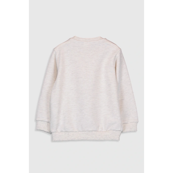 Erkek Bebek Kırıkbeyazmelanj Cx8 Sweatshirt