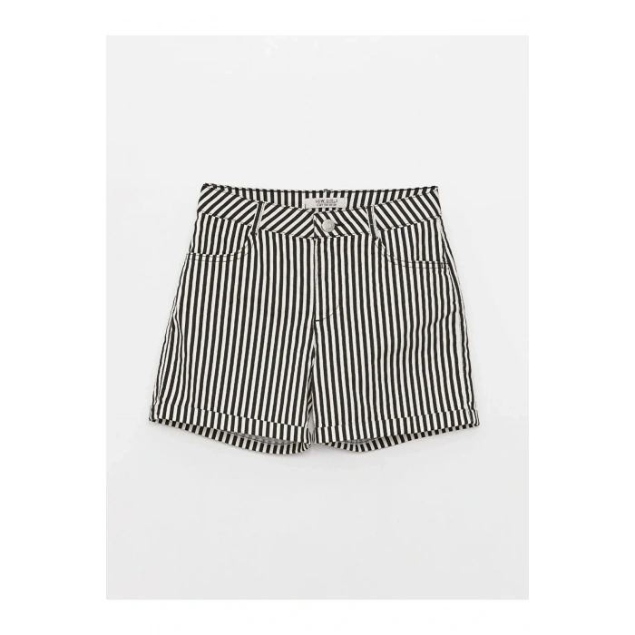 Lcw Kids Çizgili Kız Çocuk Şort