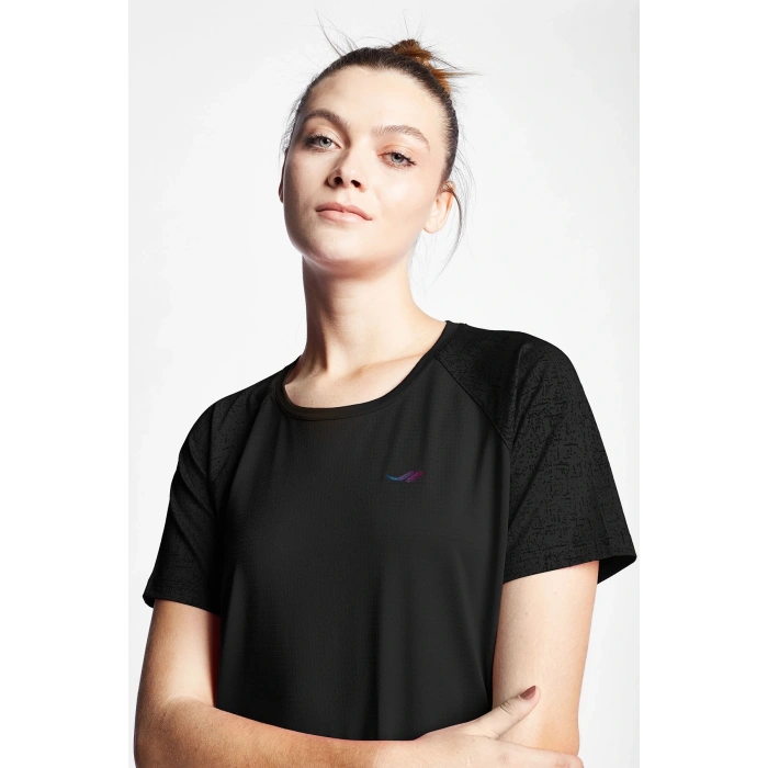 Kadın Koşu Kısa Kollu T-shirt 24b-2015