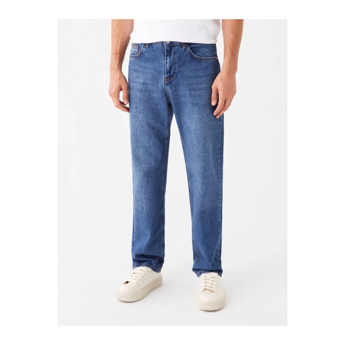 Wide Leg Erkek Jean Pantolon