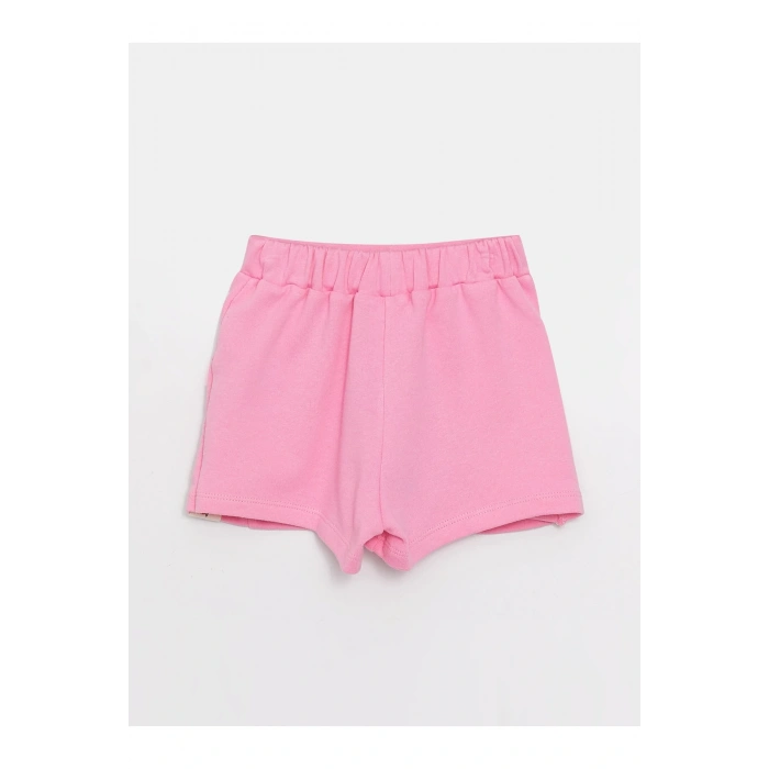 Beli Lastikli Basic Kız Bebek Şort Etek