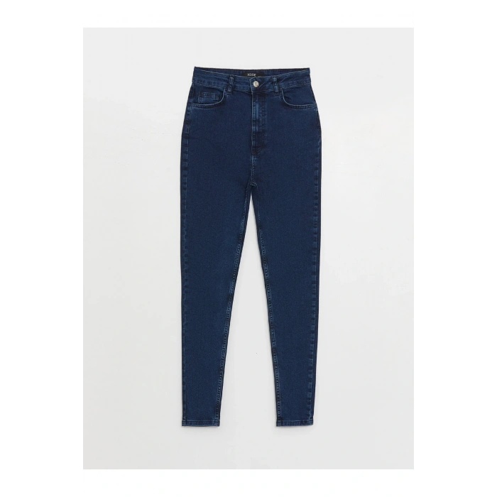 Yüksek Bel Süper Skinny Fit Kadın Jean Pantolon