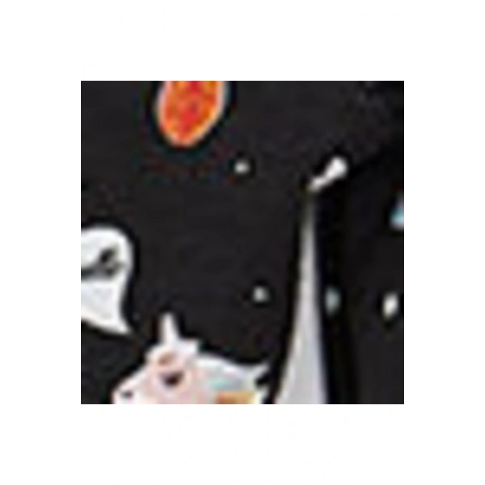 Beli Lastikli Baskılı Kız Çocuk Bermuda