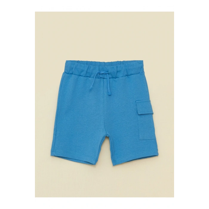 Polo Yaka Kısa Kollu Baskılı Erkek Bebek Tişört Ve Şort 2li Takım