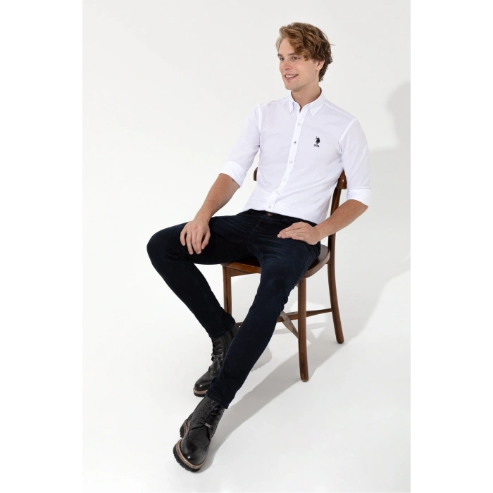 Beyaz  Erkek Gömlek