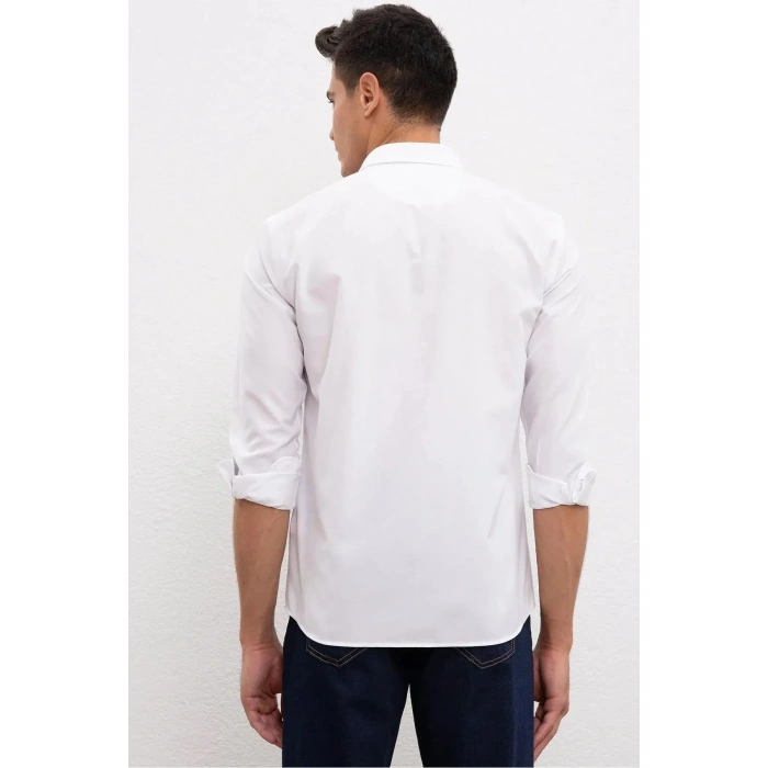 G081gl004 Gox023y 1570715 Us Polo Assn Erkek Gömlek Beyaz