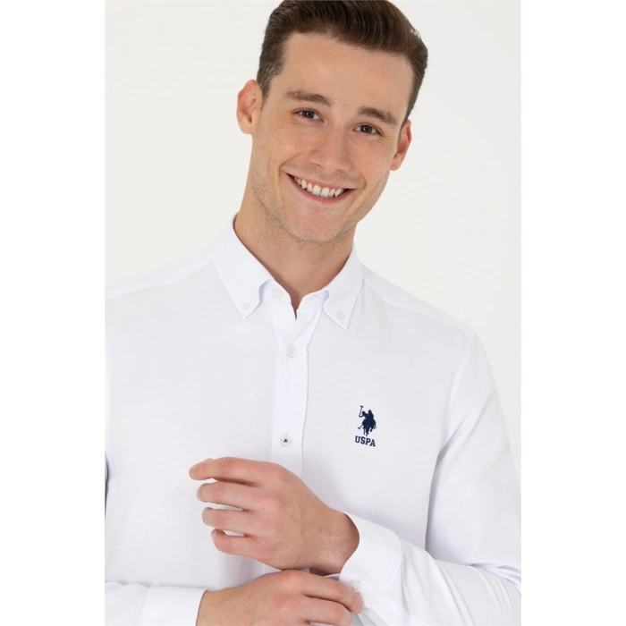 Nova023k Us Polo Assn Erkek Gömlek 1672542 Beyaz