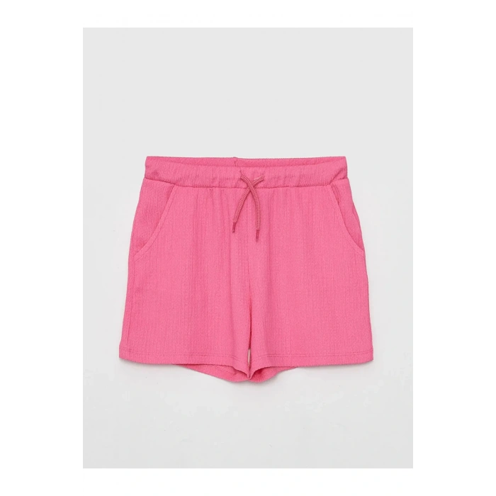 Lcw Kids Beli Lastikli Basic Kız Çocuk Şort