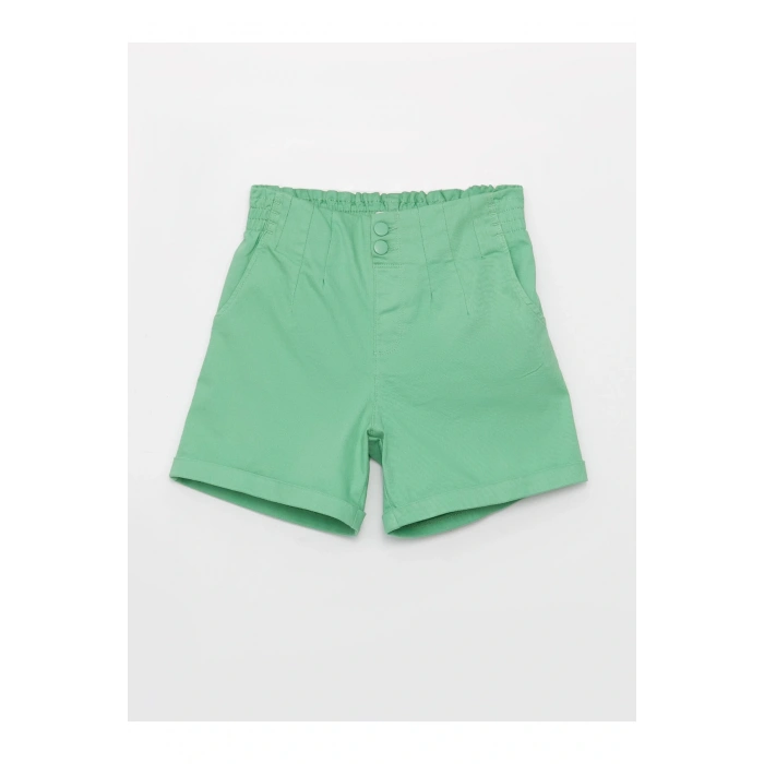 Basic Gabardin Kız Çocuk Şort