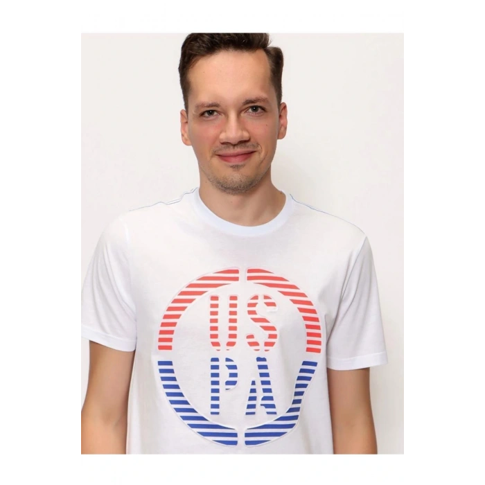 Regular Erkek Baskılı Bisiklet Yaka T-shırt