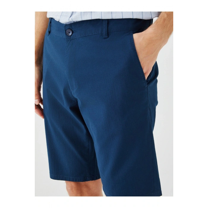 Standart Kalıp Poplin Erkek Şort