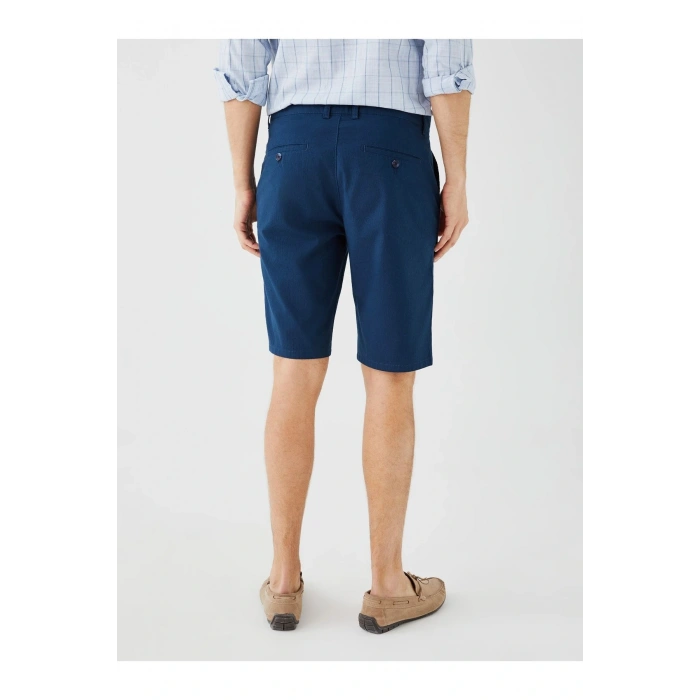 Standart Kalıp Poplin Erkek Şort