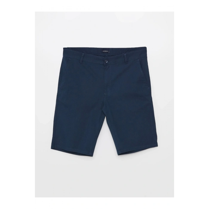 Standart Kalıp Poplin Erkek Şort