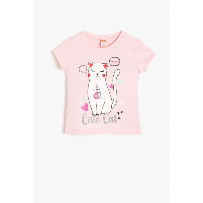 Kız Bebek Pembe  T-Shirt