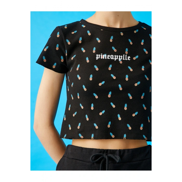 Kadın Siyah T-Shirt