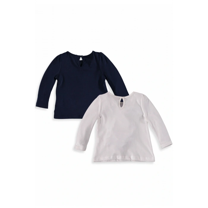 Ekru Kız Bebek T-Shirt 7K2899Z1