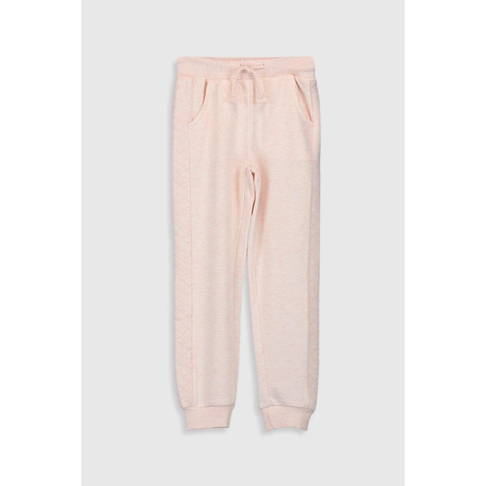 Kız Çocuk Pembe Melanj Ehl Eşofman Altı